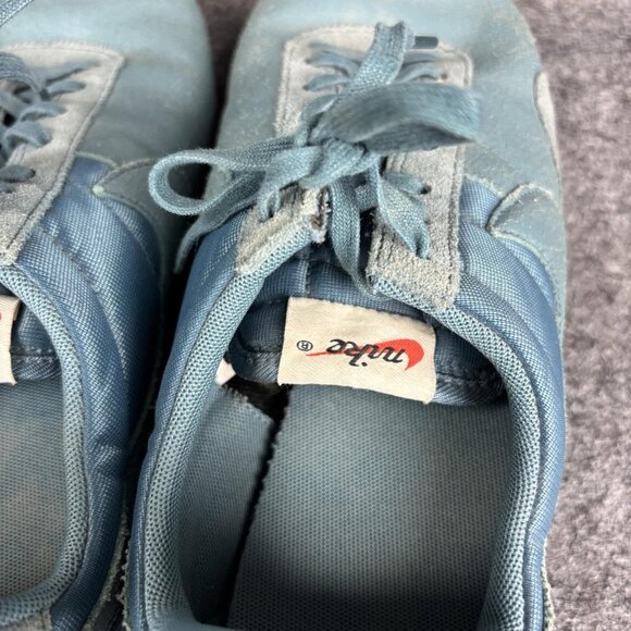 Nike Running Shoes Womens Size 9.5 Blue Waffle Trainer Suede Nylon Retro - Picture 6 of 9